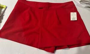A New Day Racer Red High-Rise Shorts Size 16
D2-006